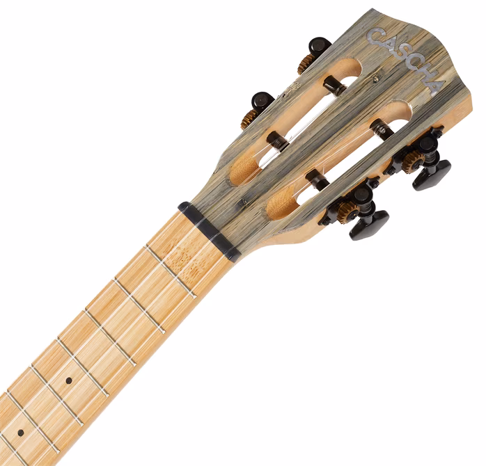Cascha Concert Ukulele Bamboo Graphite EQ - Ukulele elektroakustyczne