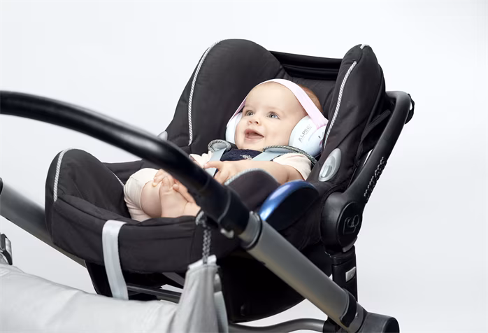 Alpine Muffy Baby Black - Dziecięce słuchawki izolacyjne