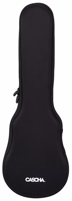 Cascha Ukulele Carbon Fibre Black Set EQ - Ukulele elektroakustyczne