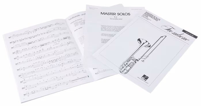 MS Master Solos Intermediate Level - Trombone - Nuty na puzonie