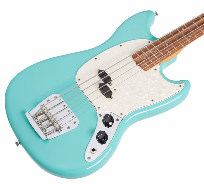 Fender Vintera '60s Mustang Bass®, Pau Ferro Fingerboard, Sea Foam Green - Elektryczna gitara basowa