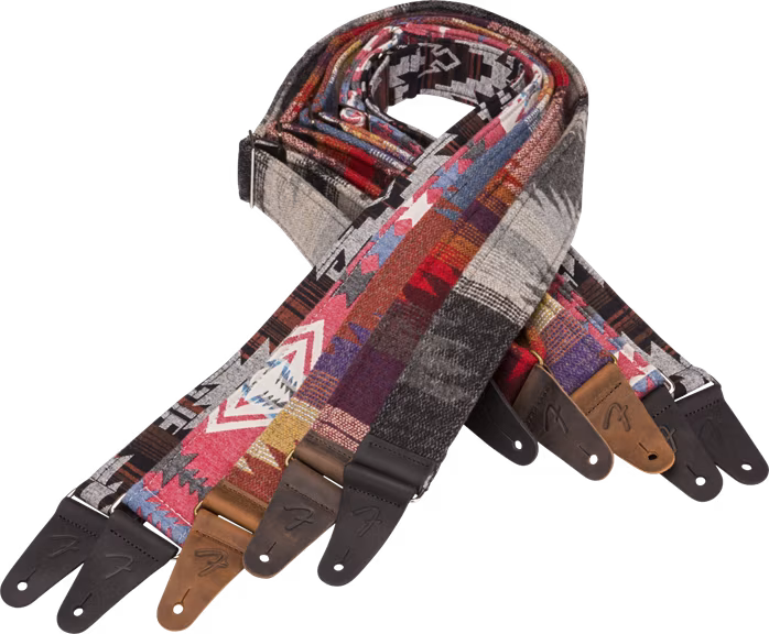 Fender Zion Strap Purple Aztec - Pas gitarowy
