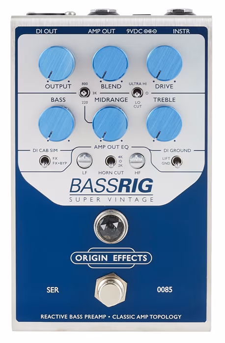 Origin Effects BassRIG Super Vintage - Przedwzmacniacz do gitar basowych
