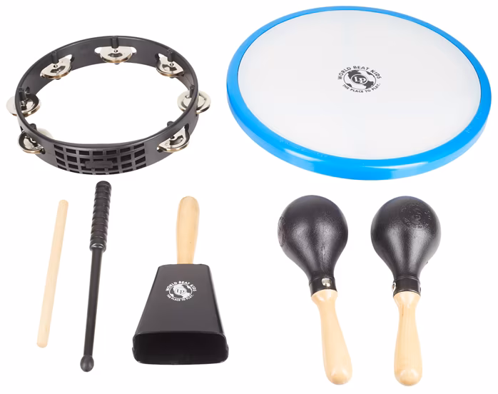 Latin Percussion WBK400 Kids World Rhythm Set - Zestaw perkusjonaliów