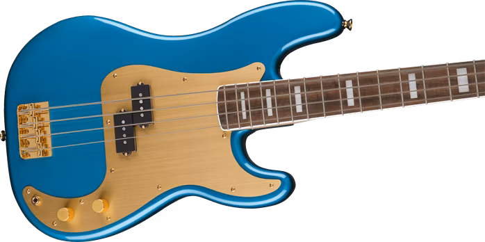 Fender Squier 40th Ann. Precision Bass® GE LRL Lake Placid Blue - Elektryczna gitara basowa