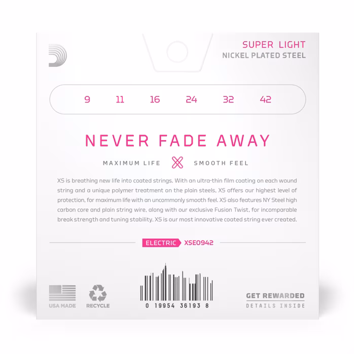 D'Addario XSE0942 - Struny do gitary elektrycznej