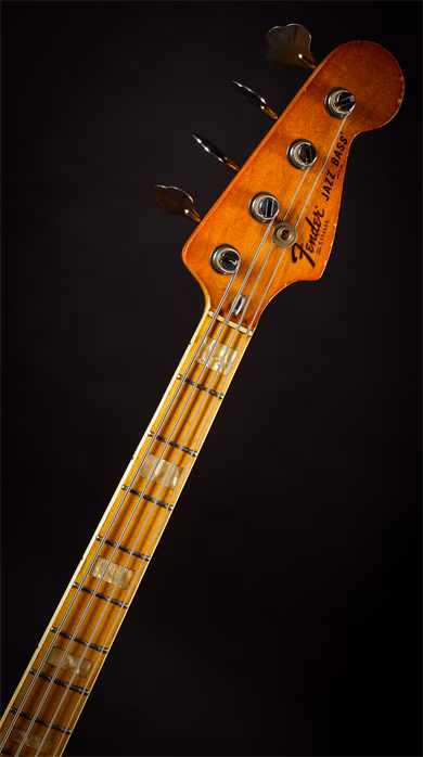 Fender 1981 Jazz Bass Black - Elektryczna gitara basowa