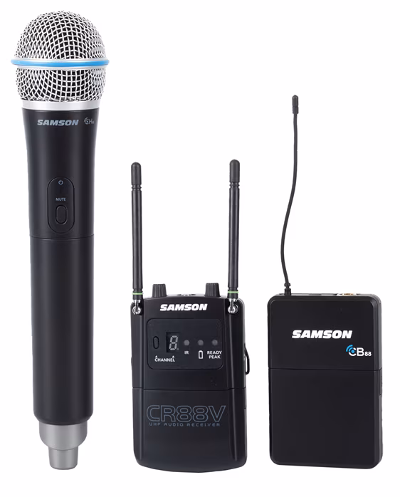Samson Concert 88 Camera Combo K - Bezprzewodowy zestaw reporterski z mikrofonem
