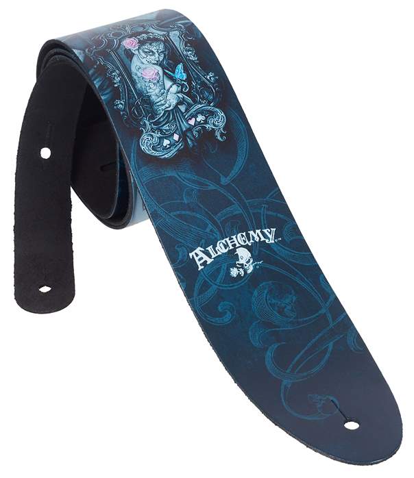 Perri's Leathers 11029 ALCHEMY Guitar Strap Widow's Weeds - Pas gitarowy