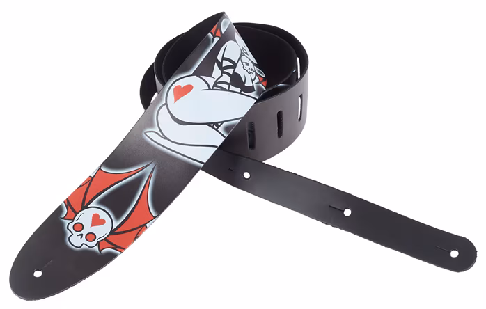 Perri's Leathers 11053 David Bollt Leather Strap - Pas gitarowy