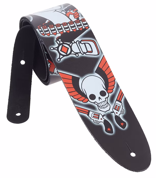 Perri's Leathers 11054 David Bollt Leather Strap - Pas gitarowy