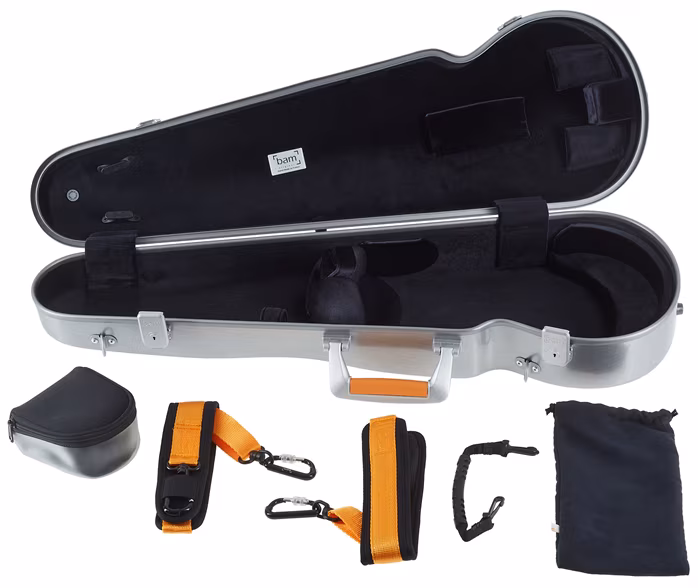Bam DEF2002XLA Violin Aluminium Brossé - Futerał na skrzypce