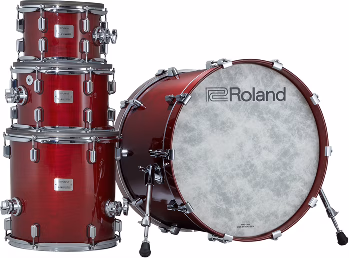 Roland VAD706 Gloss Cherry V-Drums - Elektroniczny zestaw perkusyjny