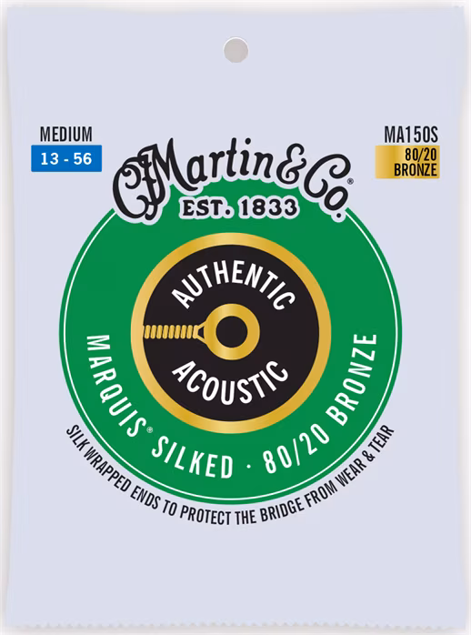 Martin Authentic Marquis 80/20 Bronze Medium - Metalowe struny do gitary akustycznej
