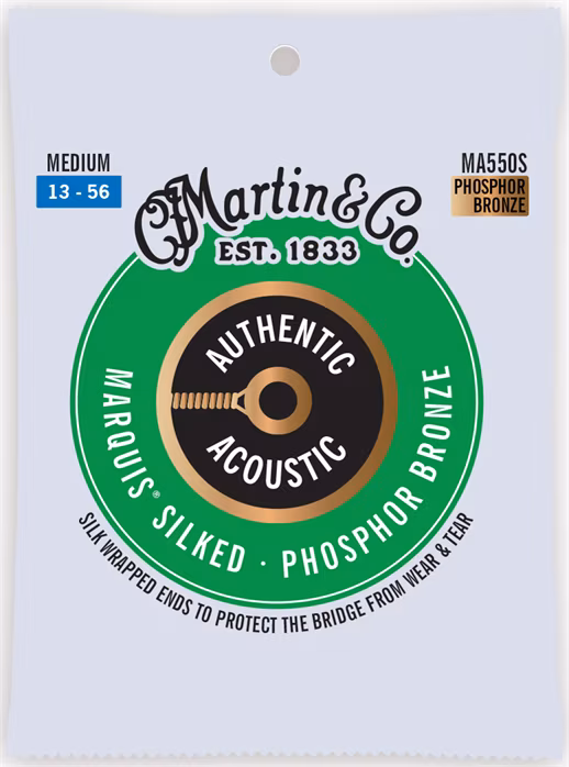 Martin Authentic Marquis 92/8 Phosphor Bronze Medium - Metalowe struny do gitary akustycznej