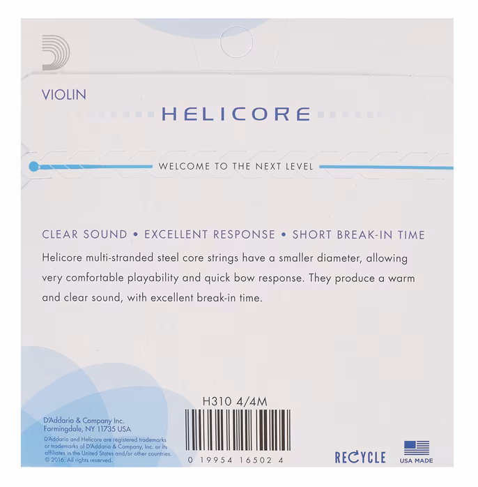 D'Addario Helicore H310 4/4M - Struny skrzypcowe