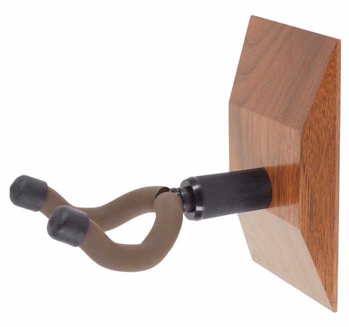 String-Swing Custom Shop Wall Mount Guitar Keeper Black Walnut (rozpakowane) - Wieszak gitarowy
