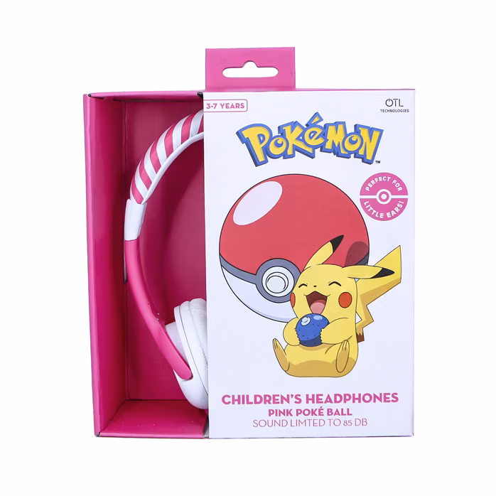 OTL Pokémon Pink Pokeball - Słuchawki