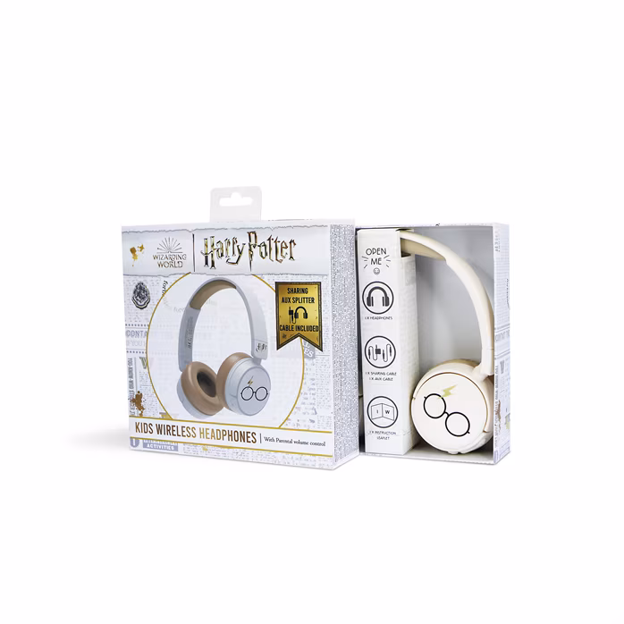 OTL Harry Potter Kids Wireless Headphones white - Słuchawki bezprzewodowy