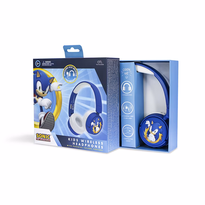 OTL Sonic the Hedgehog Kids Wireless Headphones - Słuchawki bezprzewodowy