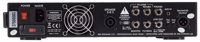 EBS Reidmar 752 - Wzmacniacz tranzystorowy do gitar basowych