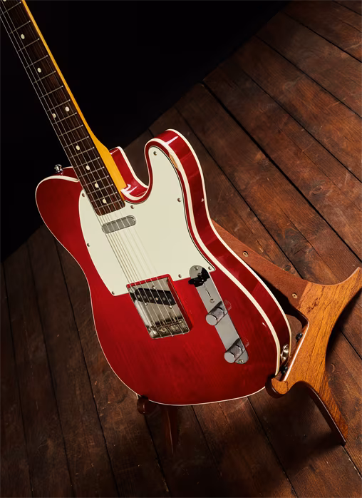 Fender 1995 Telecaster MIJ Double Bound Red - Gitara elektryczna