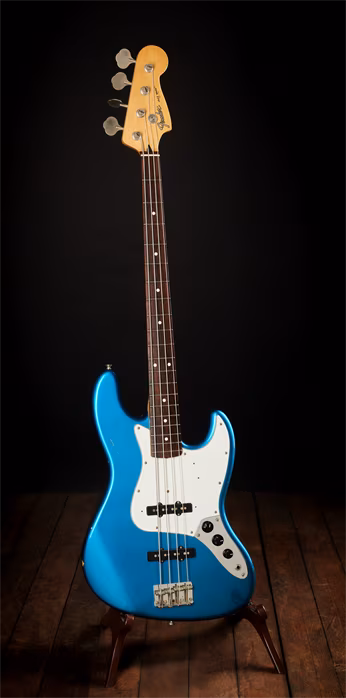 Fender Jazz Bass JB45 Blue Metallic MIJ - Elektryczna gitara basowa