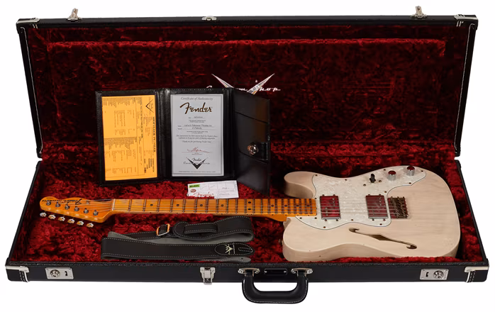 Fender Custom Shop Custom Shop Limited Edition '70s Telecaster® Thinline JRN Relic® Aged White Blonde - Gitara elektryczna