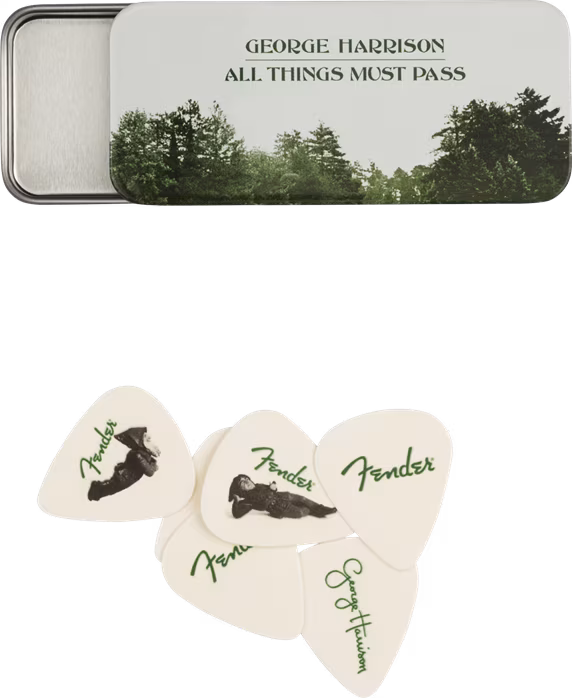 Fender George Harrison All Things Must Pass Pick Tin - Kostki sygnowane