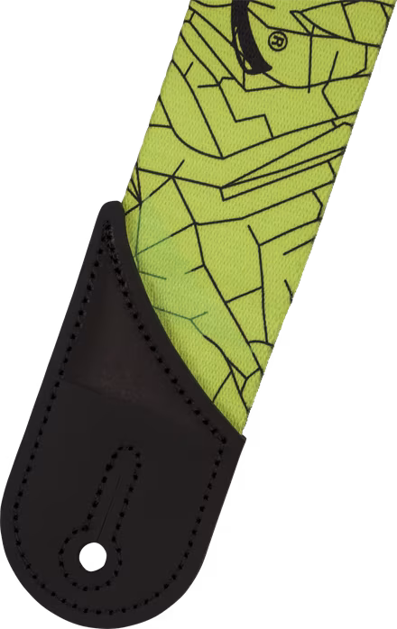 Jackson Cracked Mirror Strap, Green, 2" - Pas gitarowy