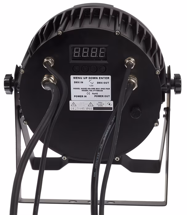 Flash LED PAR 18x10W IP65 - Reflektor PAR LED