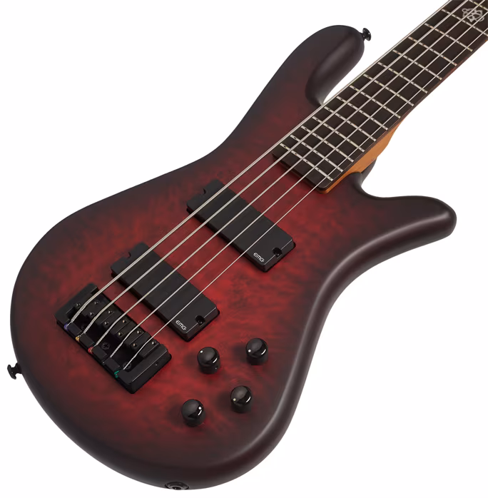 Spector NS Pulse 5 Black Cherry Matte - Elektryczna gitara basowa
