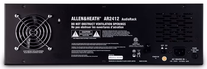 Allen&Heath AR2412 BLACK - AudioRack