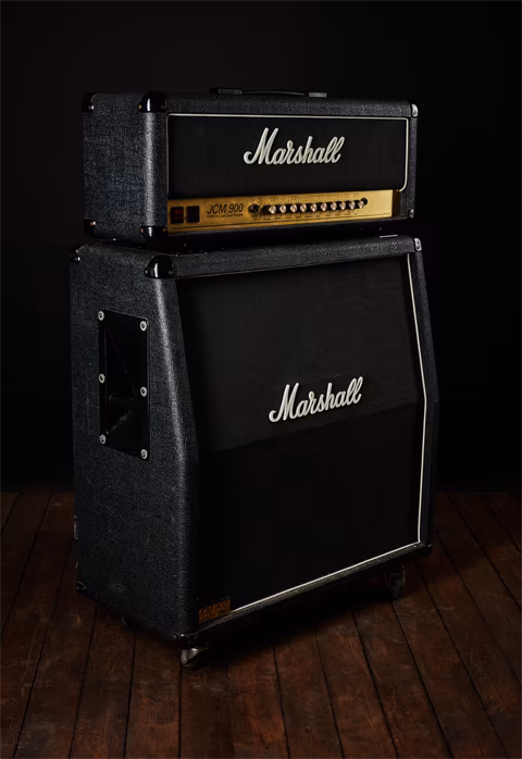 Marshall 90s JCM 900 Amp+Box A 4x12" Stack - Wzmacniacz gitarowy lampowy z kolumną