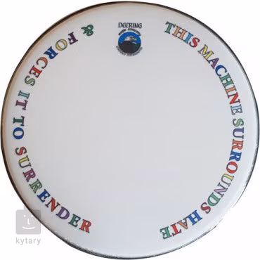 Deering Banjo Head - 11" This Machine Surrounds Hate And Forces It To Surrender - Membrana do banjo