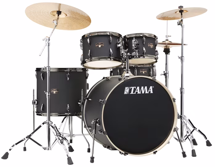 Tama Imperialstar Blacked Out Black Rock Set - Zestaw perkusyjny z talerzami