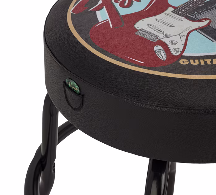 Fender 24" Guitars & Amps Pick Holder Barstool - Krzesło barowe