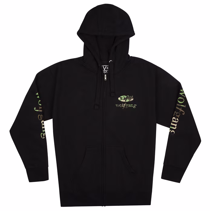 EVH Wolfgang Black and Camo Hoodie XL - Bluza