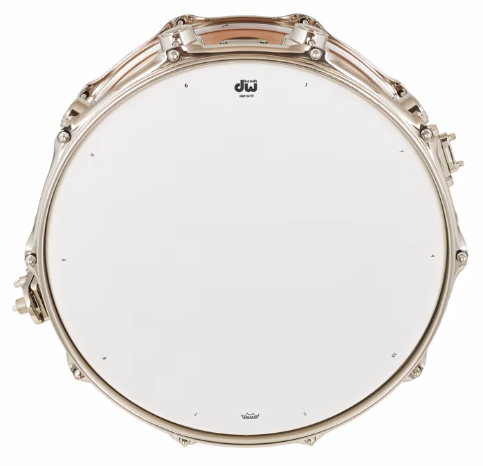 DW 14" x 6,5" SO Natural Cherry/Gum Nickel Hardware Snare Drum - Werbel