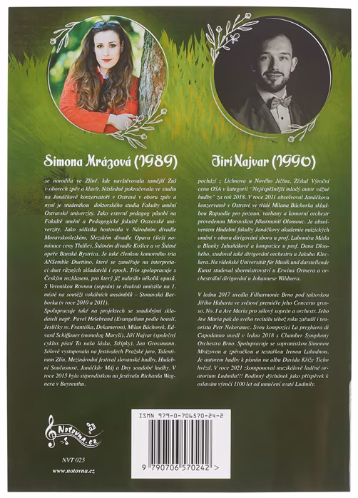 KN Ta naša láska - Nuty na śpiew