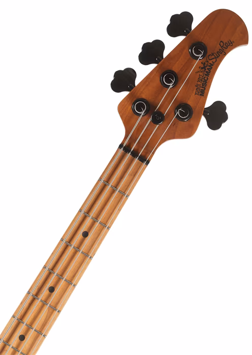 Music Man Special Black Roasted Maple/Maple Black PG Matte Black Hardware - Elektryczna gitara basowa