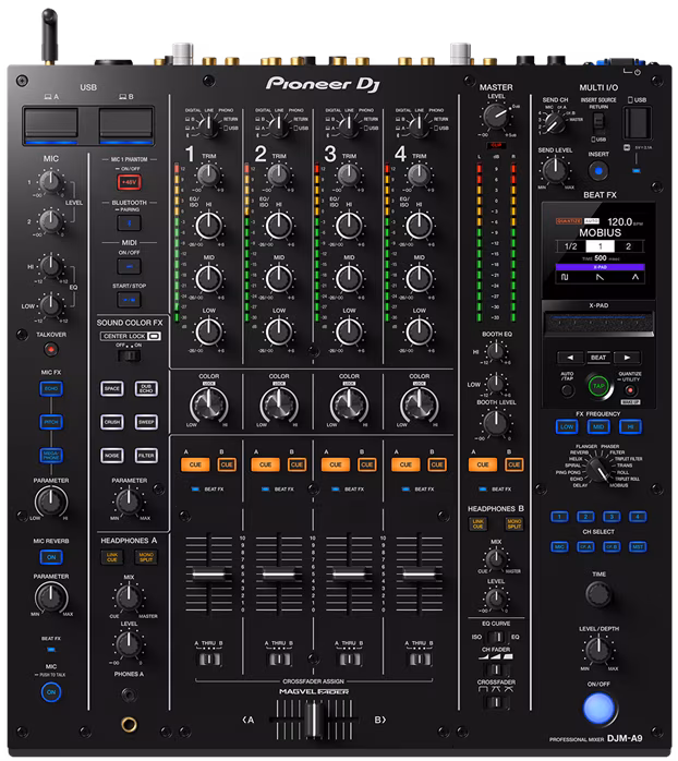 Pioneer DJ DJM-A9 - Cyfrowa konsoleta mikserska