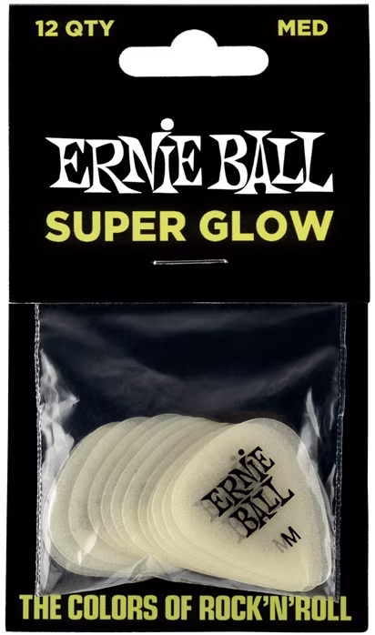Ernie Ball 9225 Super Glow Picks Medium - Kostki