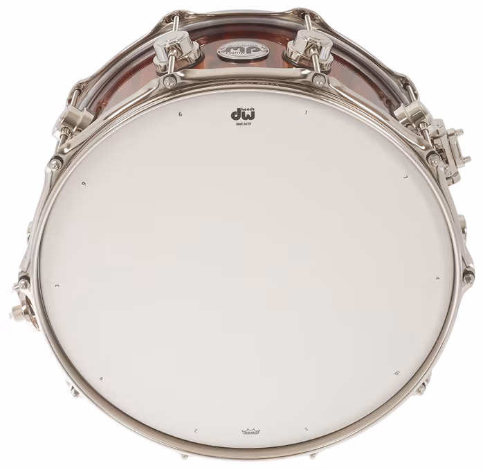 DW 14" x 7" Collector's Series Exotic Santos Rosewood Snare Drum - Werbel