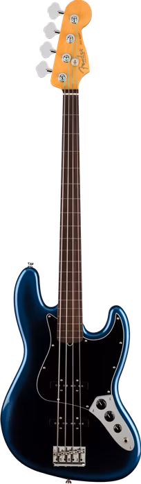Fender American Professional II Jazz Bass FL RW DK NIT - Elektryczna gitara basowa bezprogowa