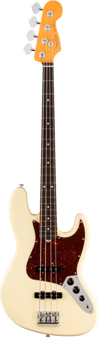 Fender American Professional II Jazz Bass RW OWT - Elektryczna gitara basowa