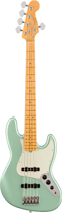 Fender American Professional II Jazz Bass V MN MYST SFG - Elektryczna gitara basowa