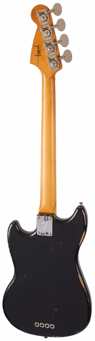 Fender JMJ Road Worn Mustang RW Bass BK - Elektryczna gitara basowa