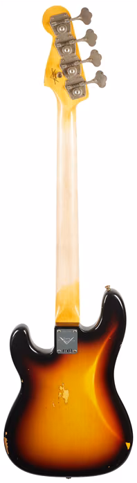 Fender Custom Shop Custom Shop '61 Precision Bass Relic MN 3-Color Sunburst  - Elektryczna gitara basowa