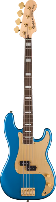 Fender Squier 40th Ann. Precision Bass® GE LRL Lake Placid Blue - Elektryczna gitara basowa